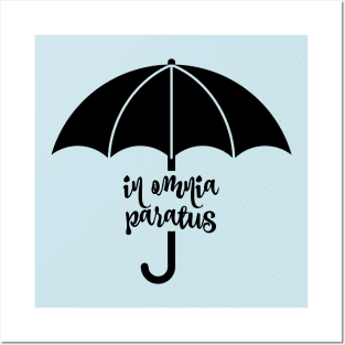 In Omnia Paratus Umbrella Posters and Art